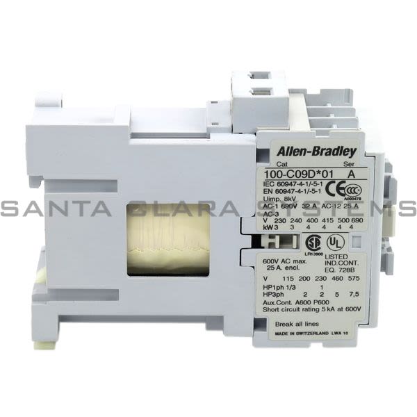 Allen Bradley 100-C09DJ01  Contactor Product Image