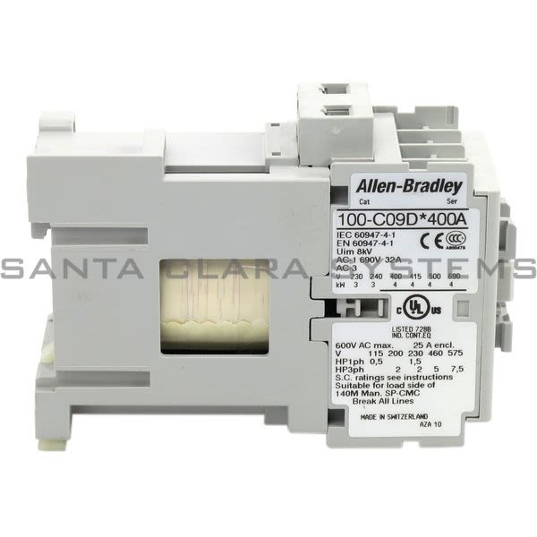 Allen Bradley 100-C09DJ400  Contactor Product Image