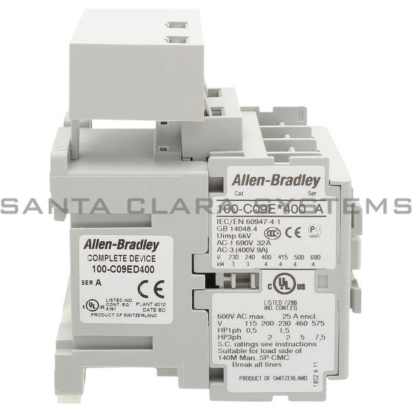 Allen Bradley 100-C09ED400 Contactor Product Image