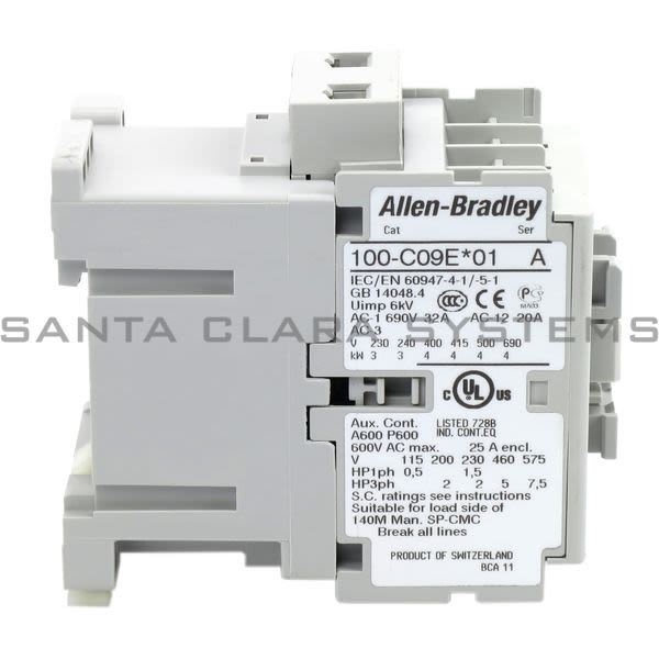 Allen Bradley 100-C09EJ01 Contactor Product Image
