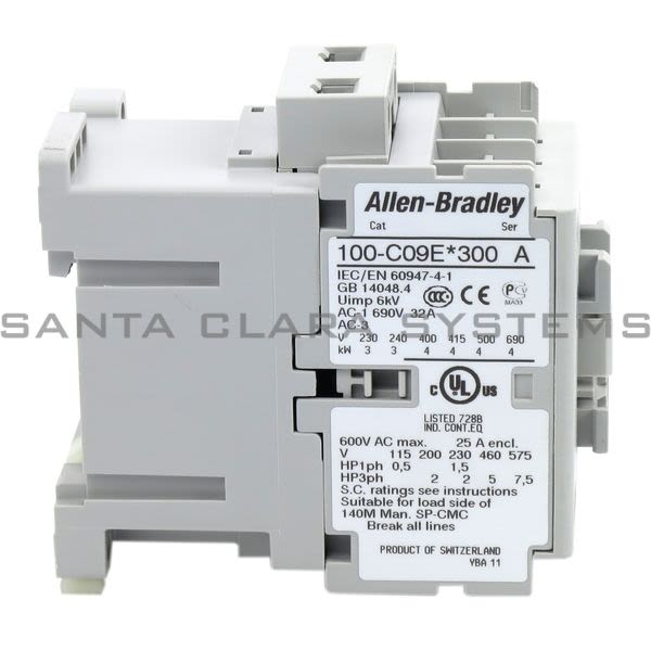 Allen Bradley 100-C09EJ300 Contactor Product Image