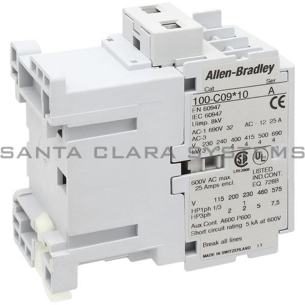 Allen Bradley 100-C09F10 Contactor Product Image