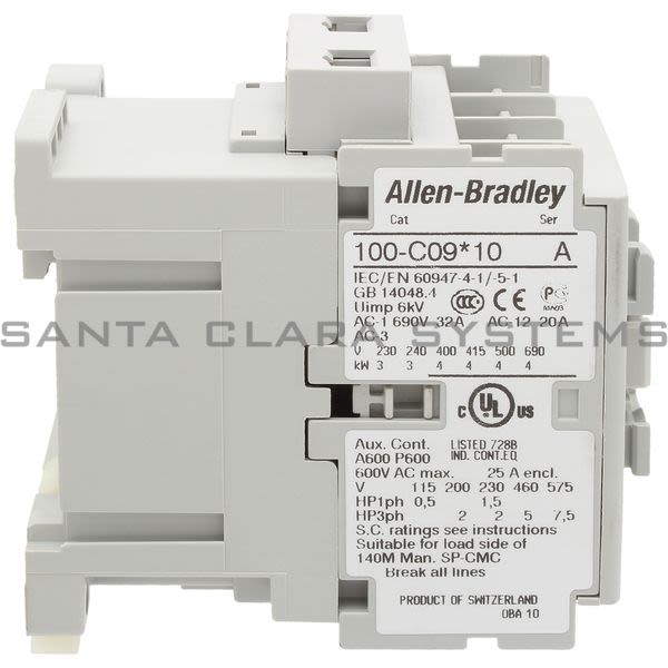 Allen Bradley 100-C09G10 Contactor Product Image
