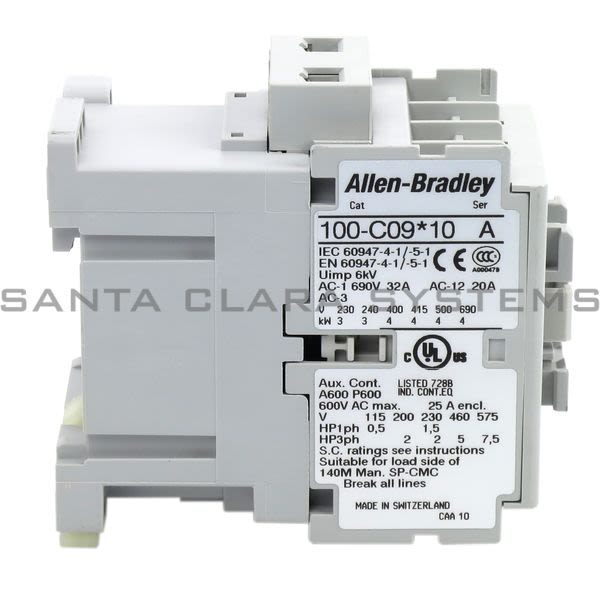Allen Bradley 100-C09H10 Contactor Product Image