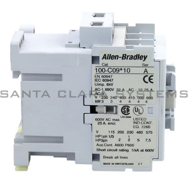 Allen Bradley 100-C09J10 Contactor Product Image