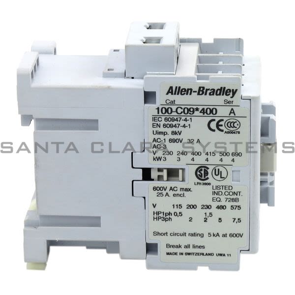 Allen Bradley 100-C09K400 Contactor Product Image