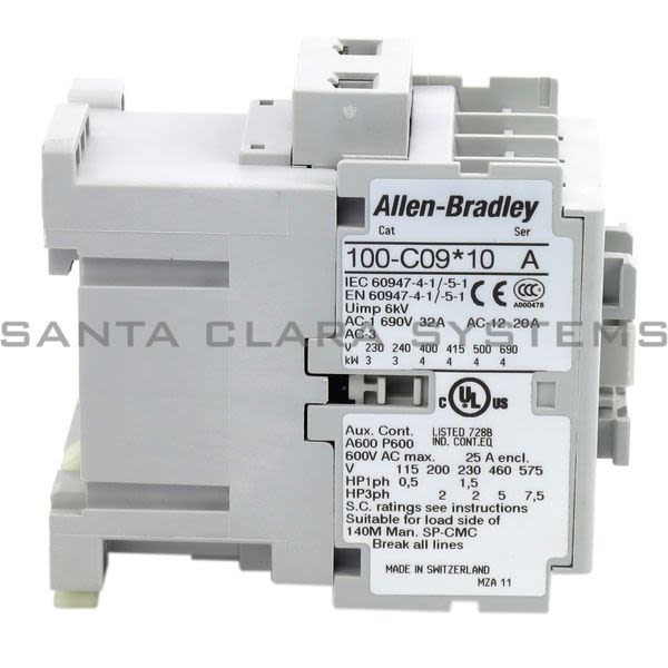 Allen Bradley 100-C09KD10  Contactor Product Image