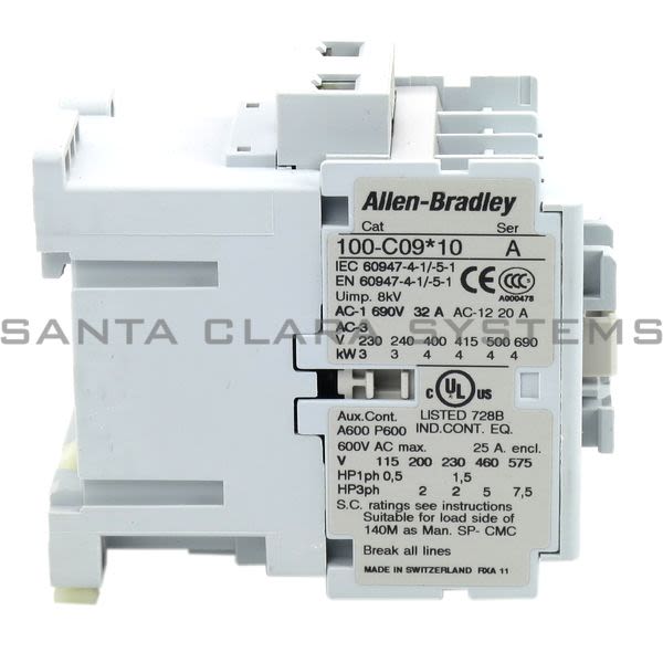 Allen Bradley 100-C09KF10 Contactor Product Image
