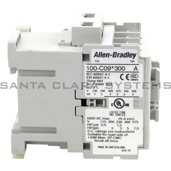 Allen Bradley 100-C09KJ300  Contactor Product Image