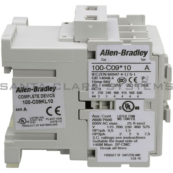 Allen Bradley 100-C09KL10 Contactor Product Image