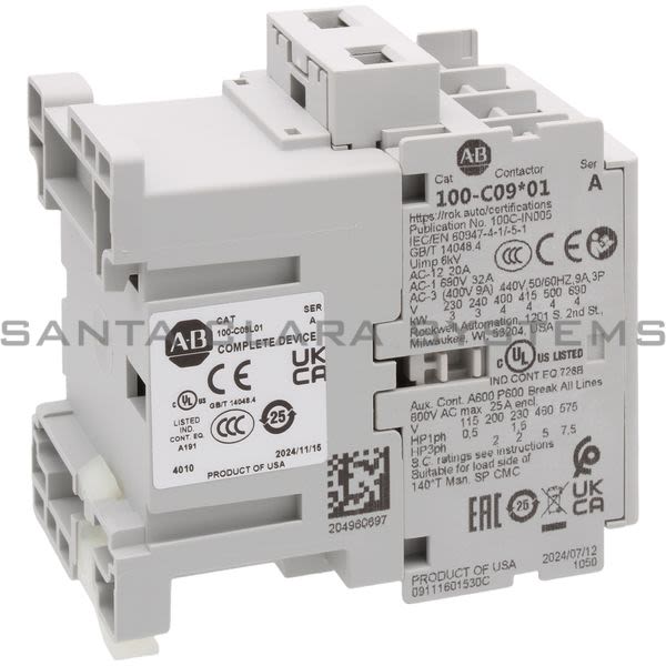 Allen Bradley 100-C09L01 Contactor Product Image