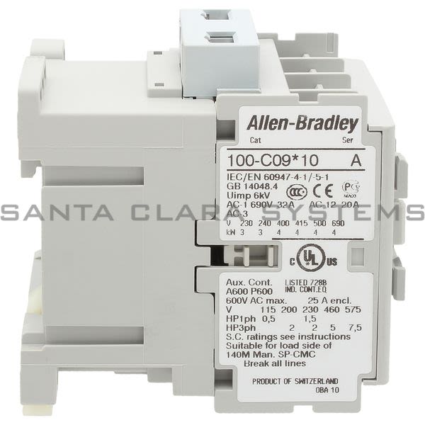 Allen Bradley 100-C09M10 Contactor Product Image