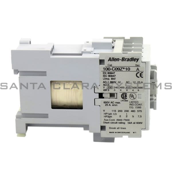 Allen Bradley 100-C09UDJ10 Contactor Product Image