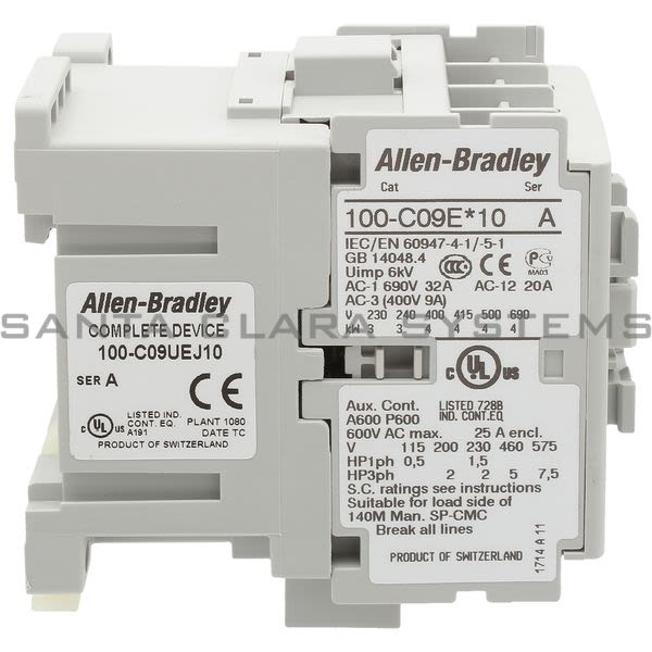 Allen Bradley 100-C09UEJ10 Contactor Product Image