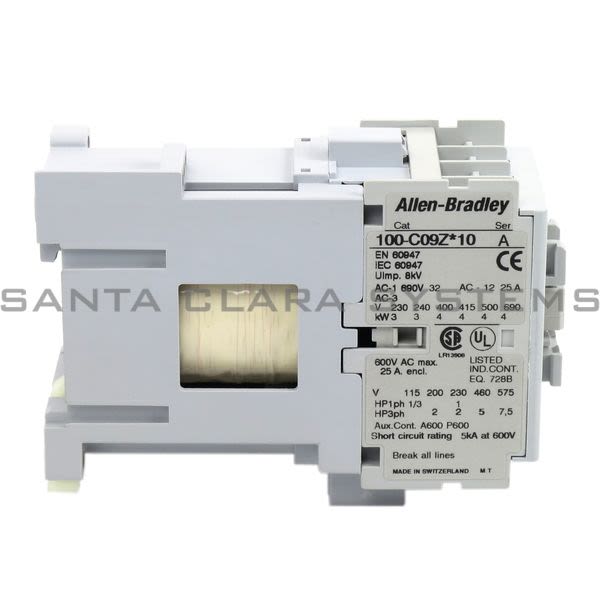Allen Bradley 100-C09UZJ10 Contactor Product Image