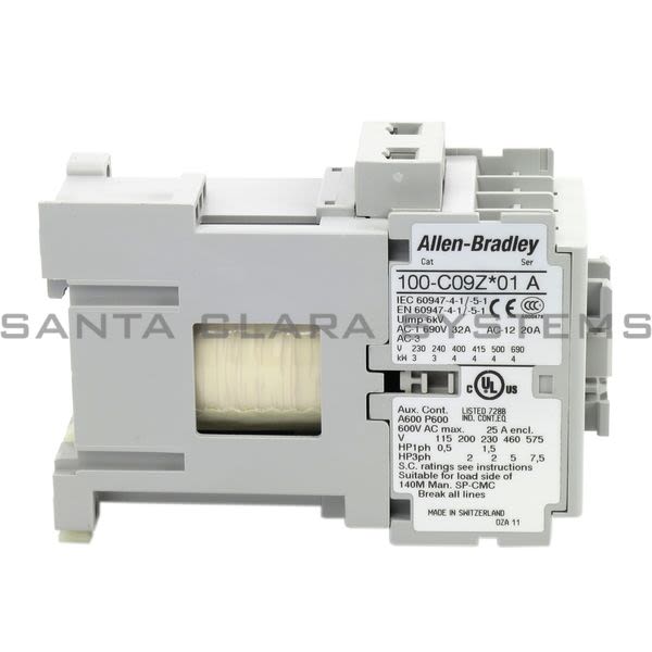 Allen Bradley 100-C09ZJ01 Contactor Product Image