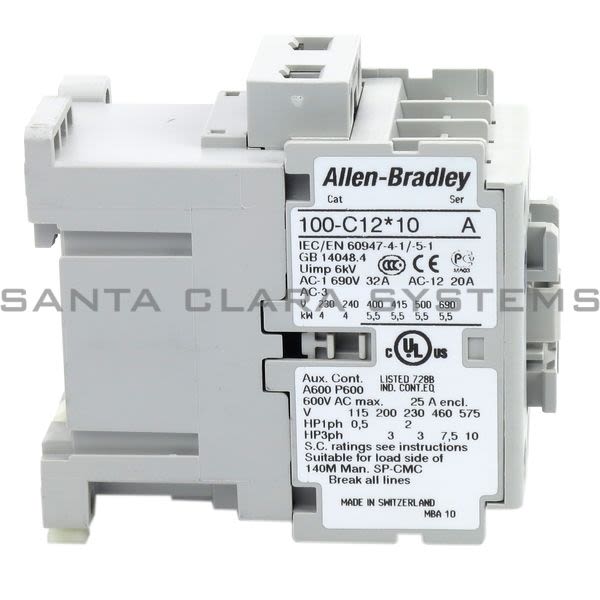 Allen Bradley 100-C12D10 Contactor Product Image