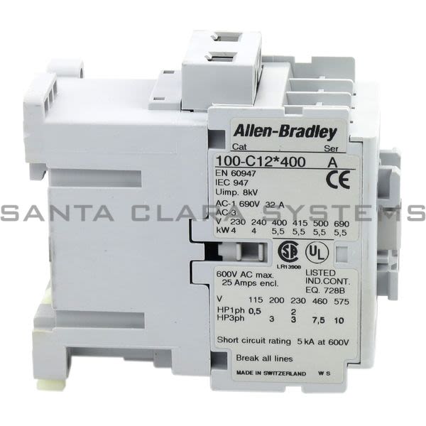 Allen Bradley 100-C12D400 Contactor Product Image
