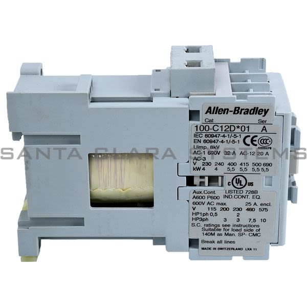Allen Bradley 100-C12DJ01  Contactor Product Image