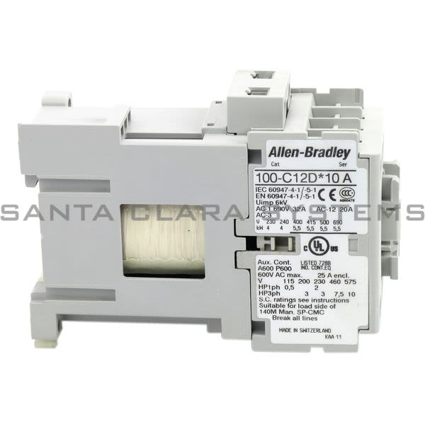 Allen Bradley 100-C12DJ10  Contactor Product Image
