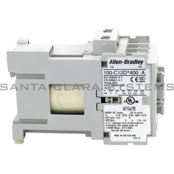 Allen Bradley 100-C12DJ400 Contactor Product Image