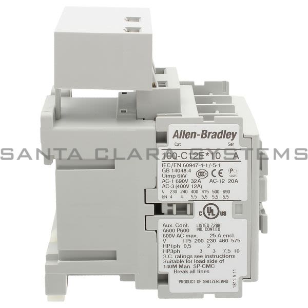 Allen Bradley 100-C12EA10 Contactor Product Image