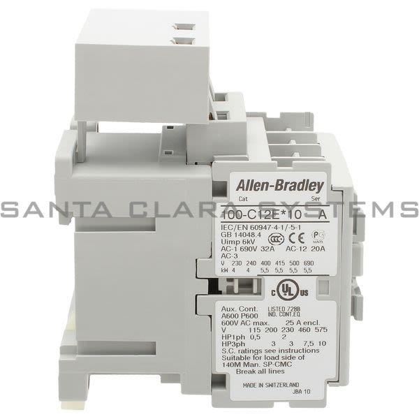 Allen Bradley 100-C12ED10 Contactor Product Image
