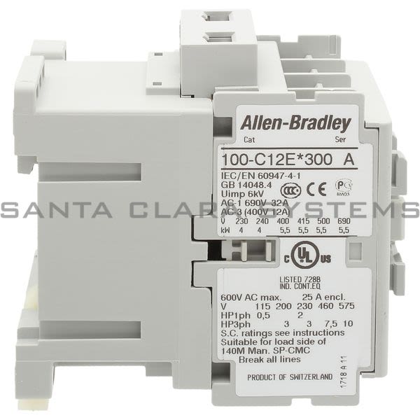 Allen Bradley 100-C12EJ300 Contactor Product Image