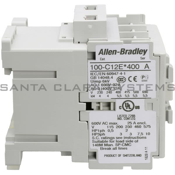 Allen Bradley 100-C12EJ400 Contactor Product Image