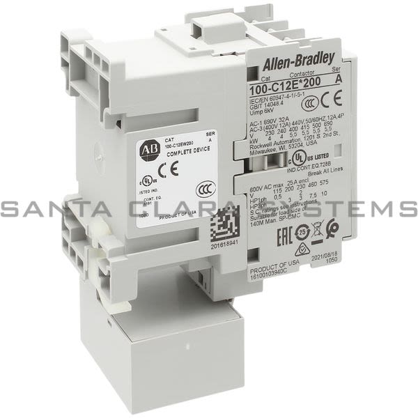 Allen Bradley 100-C12EW200 Contactor 36-48VDC Product Image