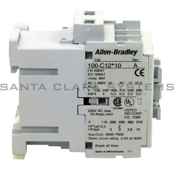 Allen Bradley 100-C12F10 Contactor Product Image