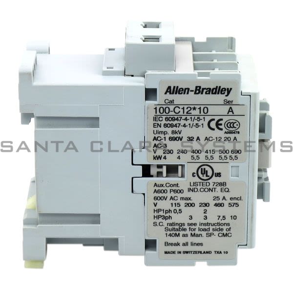 Allen Bradley 100-C12KD10 Contactor Product Image