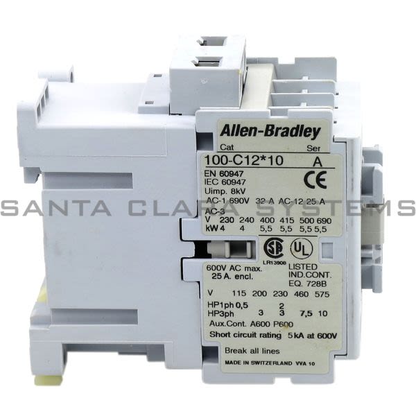 Allen Bradley 100-C12KF10 Contactor Product Image