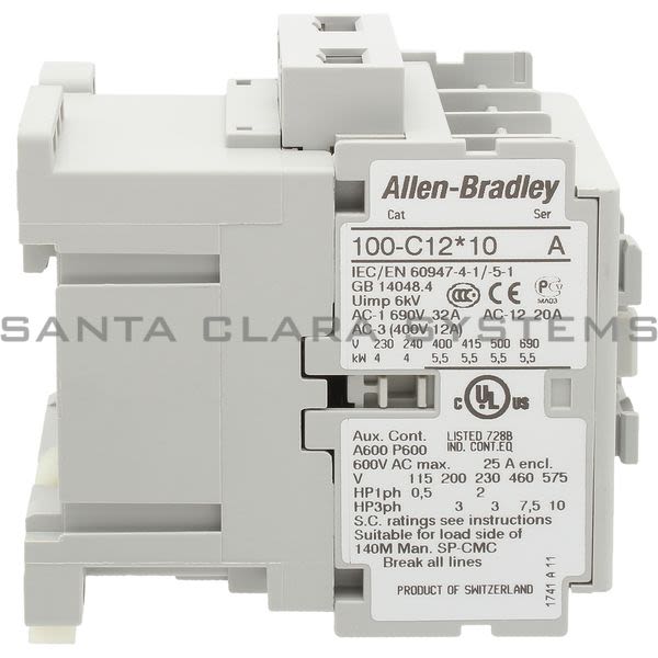 Allen Bradley 100-C12KL10 Contactor Product Image