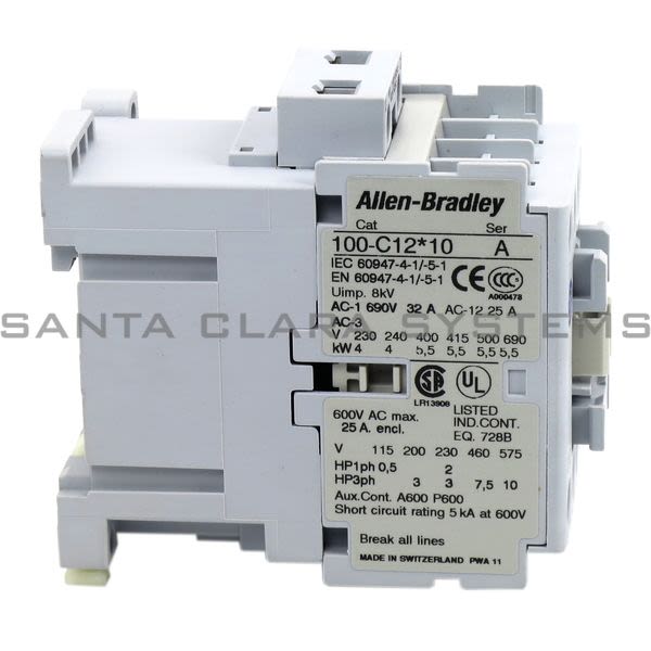 Allen Bradley 100-C12KP10 Contactor Product Image