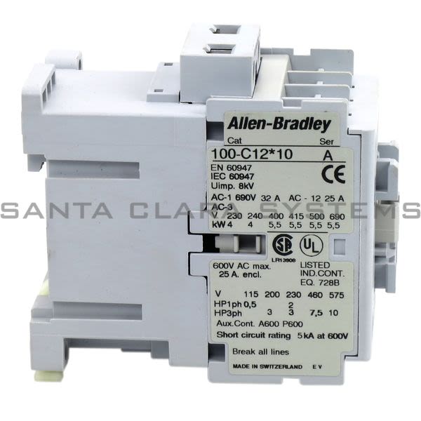Allen Bradley 100-C12KY10 Contactor Product Image