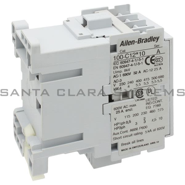 Allen Bradley 100-C12UD10  Contactor Product Image