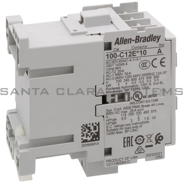 Allen Bradley 100-C12UEJ10  Contactor Product Image