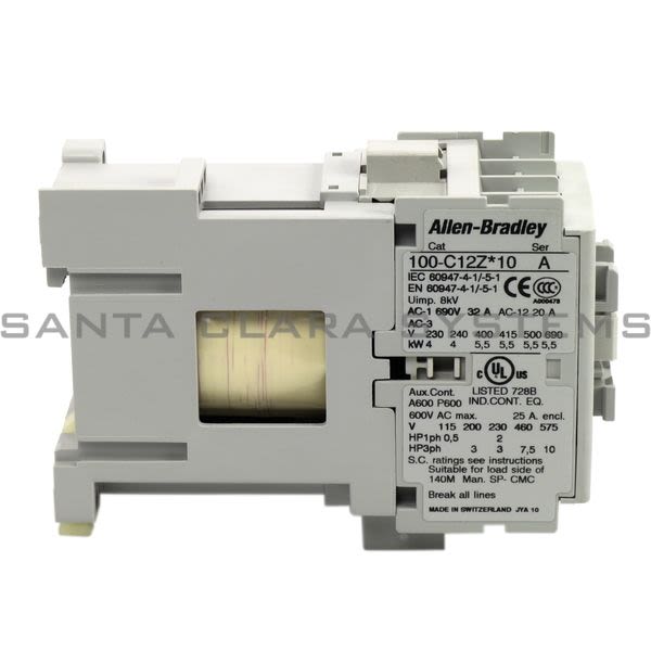 Allen Bradley 100-C12UZJ10 Contactor Product Image