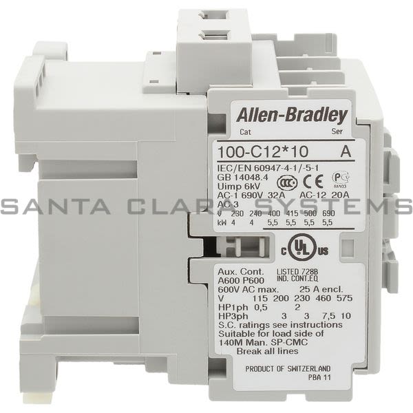 Allen Bradley 100-C12W10 Contactor Product Image