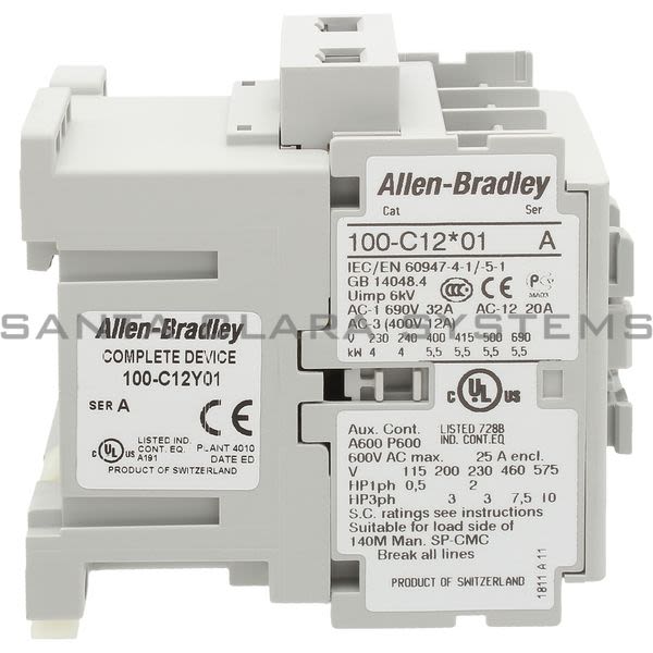 Allen Bradley 100-C12Y01 Contactor Product Image