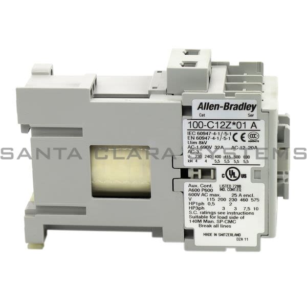 Allen Bradley 100-C12ZJ01 Contactor Product Image
