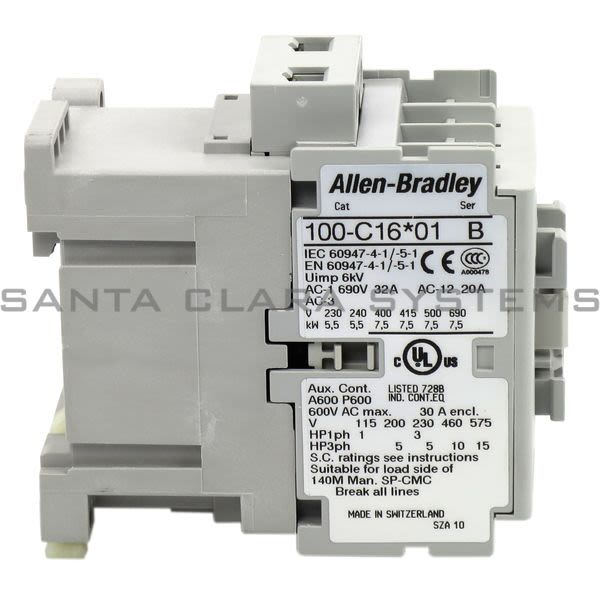 Allen Bradley 100-C16A01 Contactor Product Image