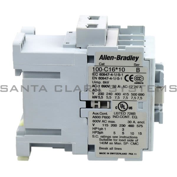 Allen Bradley 100-C16A10 Contactor Product Image