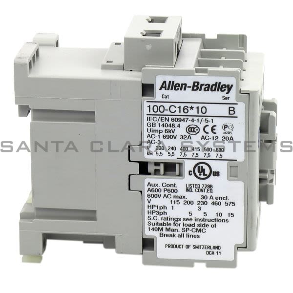 Allen Bradley 100-C16D10 Contactor Product Image