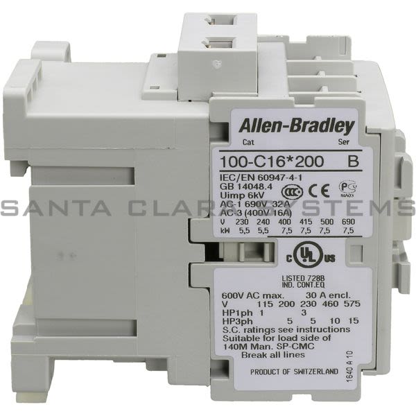 Allen Bradley 100-C16D200 Contactor Product Image