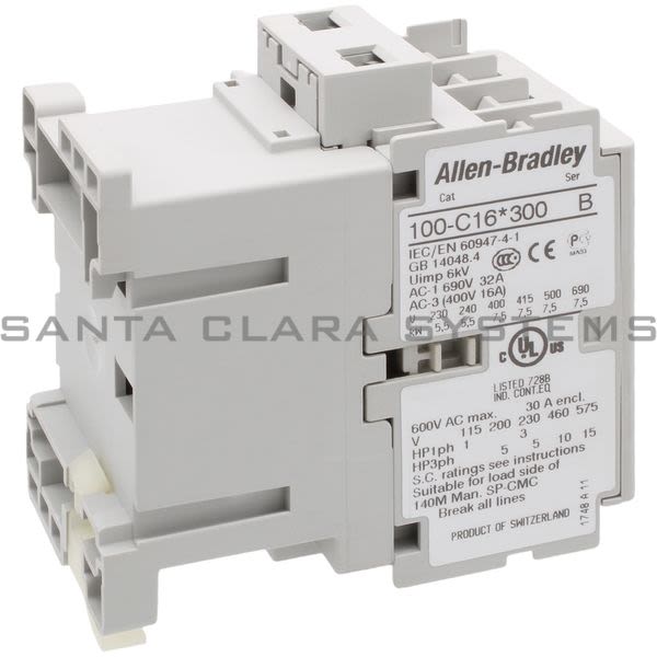 Allen Bradley 100-C16D300 Contactor Product Image