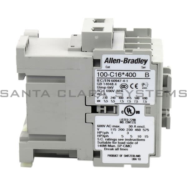 Allen Bradley 100-C16D400  Contactor Product Image