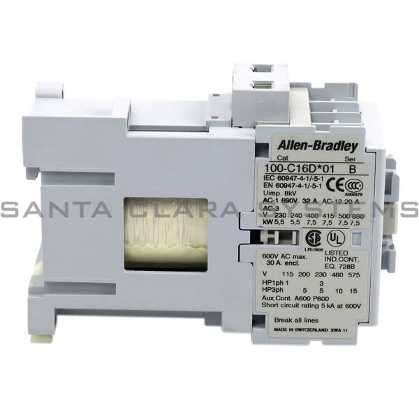 Allen Bradley 100-C16DJ01 Contactor Product Image