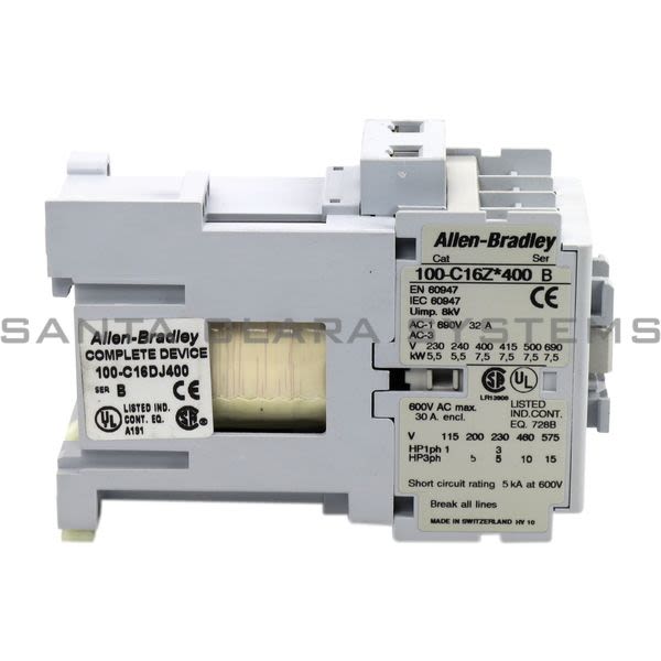 Allen Bradley 100-C16DJ400 Contactor Product Image